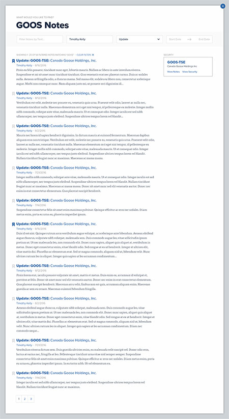 Search Results Page